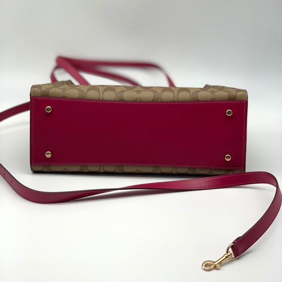 Coach Tatum Carryall In Signature Canvas - Picture 8 of 11